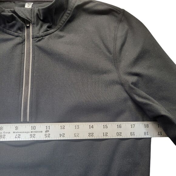 Fabletics LARGE Trinity Cold Weather Jacket Black Running Jogging Zip Up Stretch - Picture 13 of 13